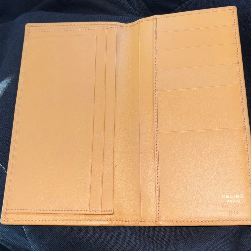 Celine Brown and Tan Macadam Wallet - Picture 3 of 7